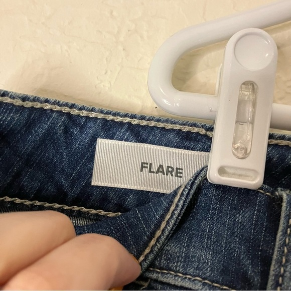 Torrid Blue Flare Vintage Stretch Mid Rise Jeans - Picture 10 of 11